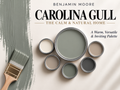 Benjamin Moore Carolina Gull 2138-40 Earthy Green Paint Color Palette
