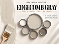Benjamin Moore Edgecomb Gray HC-173 Warm Greige Paint Color Palette