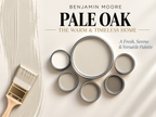 Benjamin Moore Pale Oak OC-20 Warm Neutral Paint Color Palette
