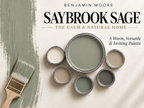 Benjamin Moore Saybrook Sage HC-114 Earthy Sage Green Paint Color Palette