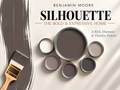 Benjamin Moore Silhouette AF-655 Deep Moody Paint Color Palette