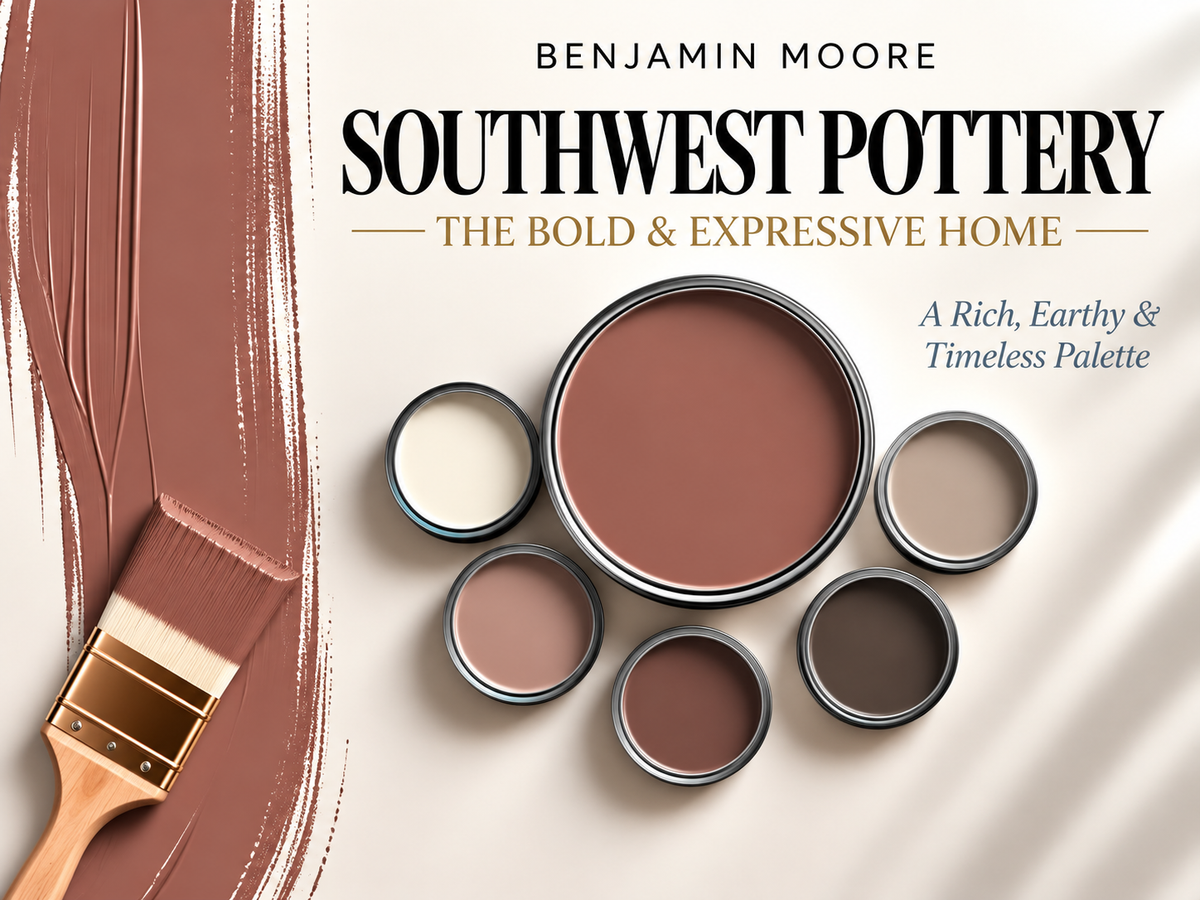 Benjamin Moore Southwest Pottery 048 Warm Earthy Paint Color Palette