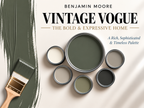 Benjamin Moore Vintage Vogue 462 Earthy Green Paint Color Palette