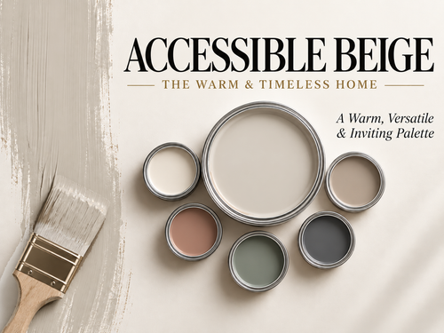 Sherwin-Williams Accessible Beige SW 7036 Warm Neutral Paint Color Palette