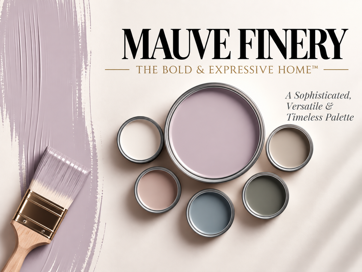 Sherwin-Williams Mauve Finery SW 6282 Soft Mauve Paint Color Palette