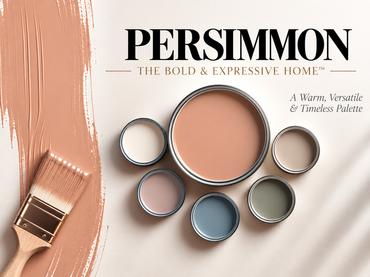 Sherwin-Williams Persimmon SW 6339 Warm Earthy Paint Color Palette