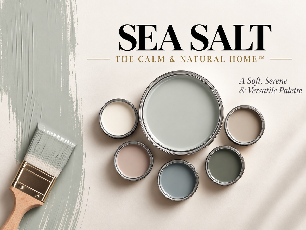 Sherwin-Williams Sea Salt SW 6204 Soft Blue Green Paint Color Palette